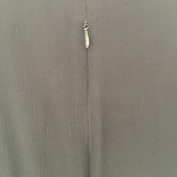 100% silk flowy black dress - Picture 6 of 7